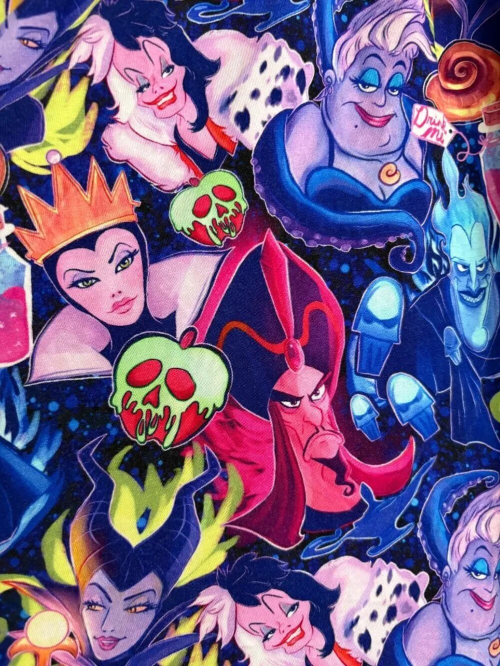 Onyx & Lore Disney Villains Dress Girls Evil Queen Ursula Maleficent Size 8 T